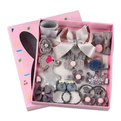 【数量限定】リボン ヘアピン こどもヘアアクセサリー 前髪クリップ 赤ちゃん ベビー赤ちゃんヘアピン キッズ ヘアクリップ ヘアクリップ かわいい 子供 ベビー 前髪クリップ かみどめ おしゃれ 18点セット 髪飾り/入園/入学/お祝い 誕生日プレゼント/お宮