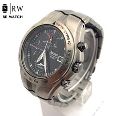 SEIKO H023-00D0 チタン アナデジ ワールドタイム100m防水 - メルカリ