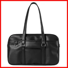 スクールバッグ 合皮 [ZKIVORJ] 女子 高校生 スクバ 黒 茶色 修学旅行 持ち手長い A4 大容量 軽量 背負える