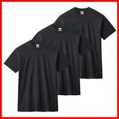 1枚でも着用可 よれにくい 3枚組 クルーネック Tシャツ兼用可 インナーシャツ 綿100％ 厚手 H15133 G.T.HAWKIN メンズ (グンゼ)