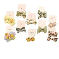 【人気商品】ちょう結び 可愛い 可愛い アクセサリー ヘアクリップ 髪留め リボン 子供も通用 キッズ 髪飾り 髪留め ヘアバンド ヘアリング 小さいサイズ ヘアピン ヘアゴム 子供髪飾り お祝いギフト LYXOTO 誕生日のプレゼント (緑)