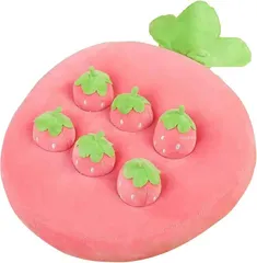 COZENTA ペット おもちゃ うさぎ 犬 にんじん 噛む おやつ隠し エサ入れ ストレス発散 ノーズワーク (いちご(大サイズ))のサムネイル