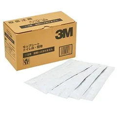 3M ウエット ディスポーザブル モップ トイレ掃除 床 壁用 115 mm x 250 mm 30 枚入り