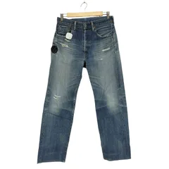 リーバイス Levis 90s- ボタン裏J22 ビッグE 赤耳 復刻 シンチバック ボタンフライデニムパンツ メンズ 表記無 