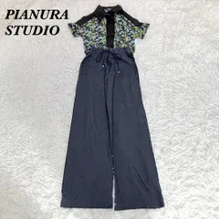 【美品】 PIANURA STUDIO 半袖オールインワン 38 センソユニコ
