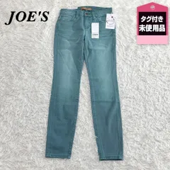 ★タグ付未使用★ JOE'S スキニーカラーデニム 25 ブルーグリーン