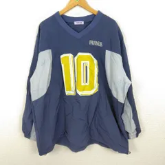 PUNYUS プニュズ ナイロン プルオーバー ロゴプリント ネイビー 4サイズ レディース 古着 ストリート Y2K