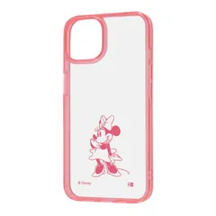 iPhone 14 iPhone 13 クリア スマホ ケース カバー ディズニー ミニーマウス Disney 【定形外郵便にて発送】【7日以内発送】