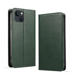 【人気商品】衝撃吸収 iphone14用手帳型スマホケース スタンド機能 カード収納 アイホン14用カバー マグネット式 落ち着いた色【グリーン】 薄型 放熱性 軽量 アイフォン14用ケース手帳型 PUレザー ケース手帳型 用 14 iphone KWATUN