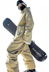 [MARUYUKI] スノーボードウェア スキーウェア 2026モデル ビッグサイズ ダボっと感 動きやすい 肌に優しい素材 男女兼用 上下セット 耐水圧20,000mm 透湿性10,000g メンズ レディース