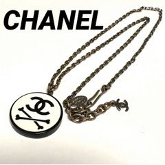 シャネル CHANEL ネックレス クロスボーン ガンメタル MBZ1054 - メルカリ