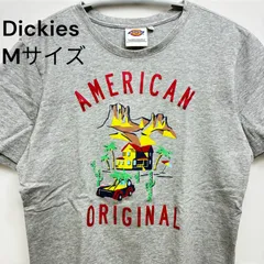 古着 ユーズド Dickies ディッキーズ Tシャツ 半袖 Mサイズ グレー グレイ AMERICAN ORIGINAL アメカジ US USA アメリカ プリント シンプル 美品 コットン ブランド 夏服 ストリート グラフィック