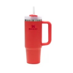 新品 STANLEY H2.0 真空スリムクエンチャー 0.88L ステンレス ストロー タンブラー 880ml 保冷 水筒 アウトドア 10-10829 ホットコーラル