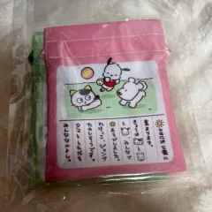 タマ＆フレンズ サンリオ ミニ 巾着 ポーチ ポチャッコXポチXタマ