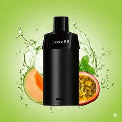 【MOSMO 専用 POD StormX 付け替え 電子シーシャ】Love66（パッションフルーツ、ハニーデュー、スイカ、ミント）