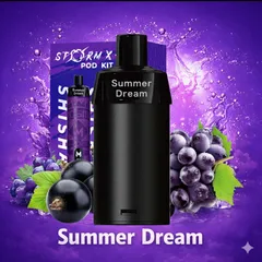 MOSMO専用POD StormX 付け替え 電子シーシャSummer Dream（ぶどう、カシス）