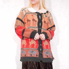 Ameri ANIMAL SHAGGY KNIT CARDIGAN - メルカリ