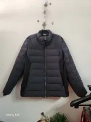 メンズ プーマ ゴルフ ブラック ダウン アウター