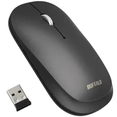 【人気商品】dpi切替(600/1200) MIL規格準拠 BlueLED プレゼンテーションモード搭載 静音 無線 節電モデル 3ボタン 薄型軽量 最大582日使用可能 FLEXUS Windows/Mac/Chrome対応 レシーバー付属 2.4GHz ノ