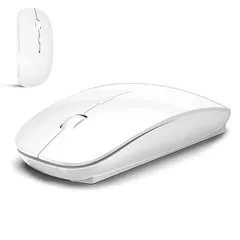 【数量限定】薄型 超長待機 小型 省エネルギー 高精度 電池式 高感度 受信機なし 持ち運び便利 3DPIモード レスポンシブ 無線マウス Mac/Windows/surface/Microsoft Bluetooth Proに対応 ワイヤレスマウス (ホワイ