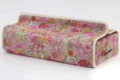 【新着商品】LONDON FLORET ティッシュカバー マーガレット・アニー ディーディーインテックス ピンクレッド その他cm DDintex [リバティプリント使用]