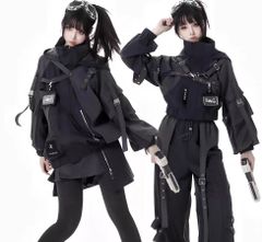 天使界隈 サブカル オーバーサイズ 大きめ ゆったり 原宿 渋谷 10代