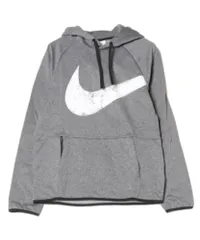 [ナイキ] サーマフィット プルオーバー フィットネスパーカー スウェットシャツ FZ1073-010 ブラック/ヘザー/ブラック/ホワイト Therma-FIT スポーツウェア ジム 筋トレ トレー [010：ブラック/ヘザー/ブラック/ホワイト] [XL]