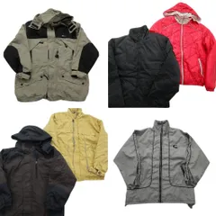 古着卸 まとめ売り ジャケット MIX 6枚セット (メンズ S ) マルチポケット スタンドカラー フルジップ 中古 古着 ND4609