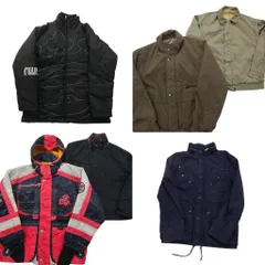 古着卸 まとめ売り ジャケット MIX 6枚セット (メンズ M /52 ) スタンドカラー フルジップ スキーウエア 中古 古着 ND4608