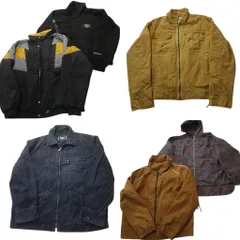 古着卸 まとめ売り ジャケット MIX 6枚セット (メンズ L /XL ) フーディー ブルゾン スタンドカラー 中古 古着 ND4720