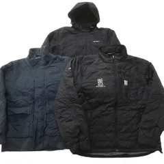 古着卸 まとめ売り カーハート   CARHARTT ジャケット 3枚セット (メンズ S /L ) ブルゾン フーディー スタンドカラー 中古 古着 ND4786