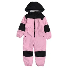 [ハッピー] スキーウェア キッズ ジャンプスーツ ワンピース 女の子 子供 雪遊び カバーオール 耐水圧5,000mm