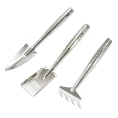 移植ゴテ 移植ゴテ 除草 滑り止めマットハンドル 錆びないステンレス製 3点セット 多肉植物工具 ガーデニングツール ミニスコップ スコップ園芸