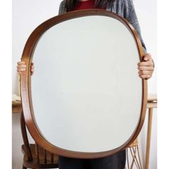 6h35 IKEA HOVET おしゃれインテリア大型壁掛けミラー 姿見 - メルカリ