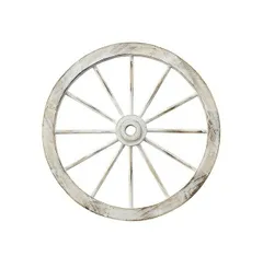 アンティーク風 ウォールデコレーション 車輪 木製 ガーデン雑貨 ナチュラル雑貨