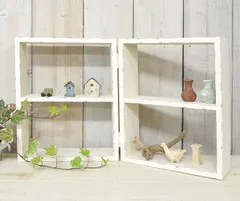 ディスプレイラック ホワイト azi-azi アジアジ アンティーク風  アンティーク風 キャビネット 収納ボックス カントリー雑貨 キッチン 整理