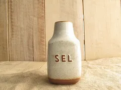 スタジオエム(スタジオM) シュミネ ソルト / SEL  塩入れ 調味料入れ キャニスター ソルト シュガー キッチン用品 食器 キッチンストッカー おしゃれ/保存容器/調味料入れ/ストッカー/キッチン雑貨 カフェ風のサムネイル