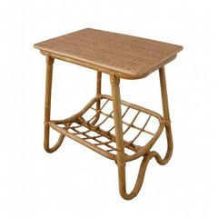 カフェテーブル ティーテーブル ラタンスクエアテーブル アンティーク風 レトロ テテアテテ アクシス tete a tete  AXCIS TE729 角型 玄関 リビング テーブル 机 収納 テーブル インテリア インテリア雑貨
