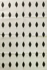 キッチンタオル  ハーフリネン リーフ ナチュラル キッチンクロス キッチンワイプ 布巾 ふきん 台拭きスポンジワイプ