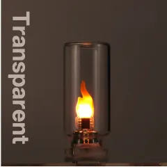 【炎のゆらぎを再現】LEDナイトライト タッチセンサー式 USB給電 暖色照明 雰囲気作り 車内/寝室/パーティー/クリスマス/新年 ギフト 間接照明 デスクライト