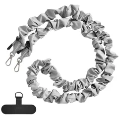 【数量限定】肩掛け iphone しょるだー フリル 肩掛け 可愛い かわいい 斜めがけ 携帯ケース 130cm 携帯ショルダーストラップ可愛い 首掛けスマホストラップ 長さ調整可能 全機種対応 ショルダーストラップ ネックストラップ スマホ ショルダー [Y