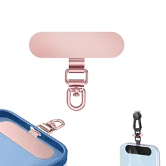 【在庫処分】肩掛け 斜めがけ 首掛け 落下防止 外付け 首かけ ネックストラップ ファブリックパッチ ストラップホール ショルダー スマホ ストラップホルダー [GUYCOS]