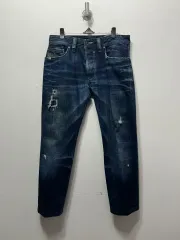 DIESEL デニム ダメージ ウォッシュ ズボン 30