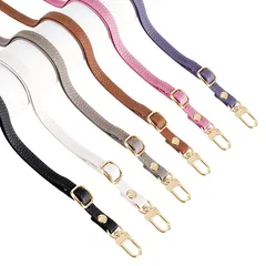 ショルダーストラップ PUレザー 2本セット ショルダーベルト 交換用 長さ調節可能 70〜140cm 細身1cm ゴールド金具 斜めがけ 肩掛け バッグ用 スマホポーチ ミニバッグ カメラバッグ 対応 全6色