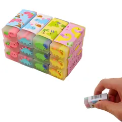 【人気商品】鉛筆消しゴムセット かわいい新恐竜パター 消しゴム【15個セット】可愛い 持ち運びに 人気 子供用鉛筆消しゴム RICISUNG 子供 学生 文房具