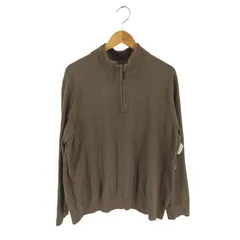 エディーバウアー Eddie Bauer カシミヤ混 ハーフジップニット メンズ import：XL のサムネイル