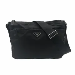 PRADA プラダ ナイロン ショルダーバッグ マチあり トライアングルロゴ 三角プレート