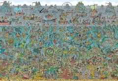 【数量限定】ウォーリーをさがせ Where's Wally? 1000ピースジグソーパズル 深海のダイバー マイクロピース ビバリー(BEVERLY)【日本製】 (26×38cm) M81-731