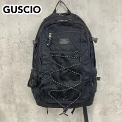 GUSCIO グッシオ ITALY A4対応 ブラック 黒 撥水 ビジネスバッグ リュック 大容量 カバン 鞄 レディース メンズ ユニセックス 通勤 通学 就活 リクルート フォーマル 無地 シンプル ★ ■■