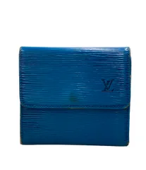 ルイ・ヴィトン Wホック三つ折り財布 ポルトモネ ビエカルトクレディ エピ M63485 レディース メンズ LOUIS VUITTON